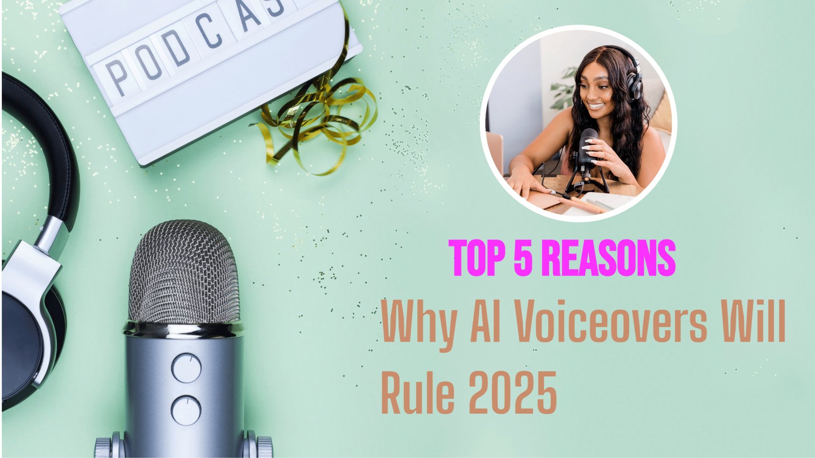 Discover the top 5 game-changing reasons to use AI voiceovers in 2025. Save hours, increase content quality, and stand out with Vocal Vibes AI!